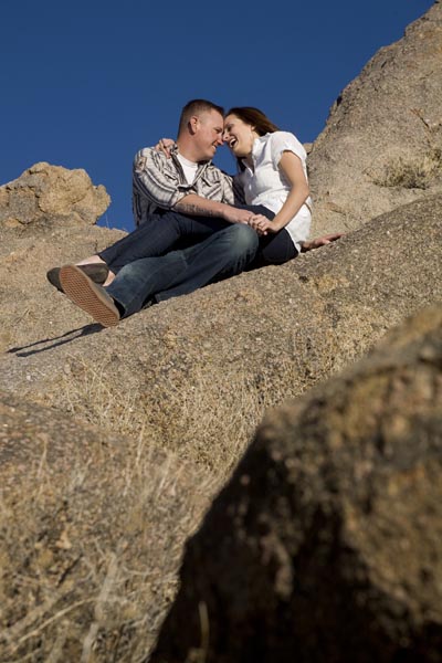 Kingsley Images — Rachael & Steafan Engagement Portrait Session Supper Rock Park, Albuquerque, New Mexico