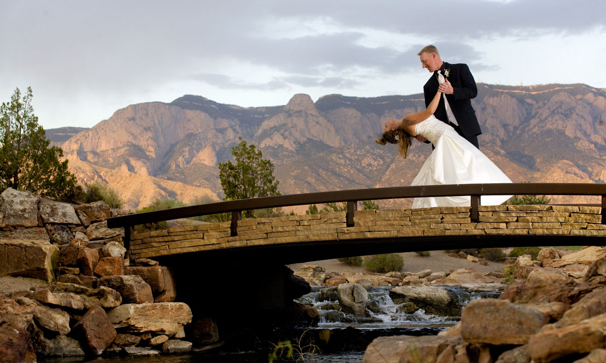 Kingsley Images - Sandia Resort Wedding Couple Portrait